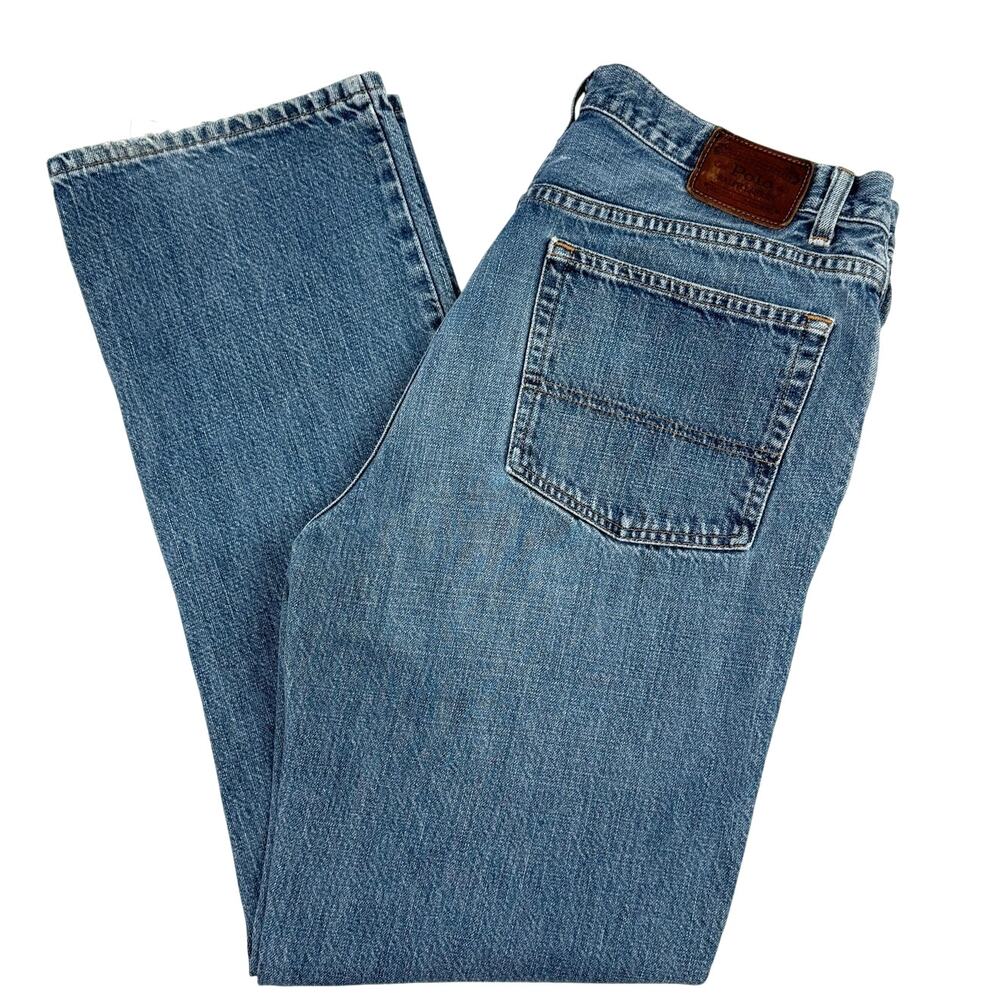 Polo Ralph Lauren Vintage Jeans 36x32 Straight Medium Wash Denim Preppy